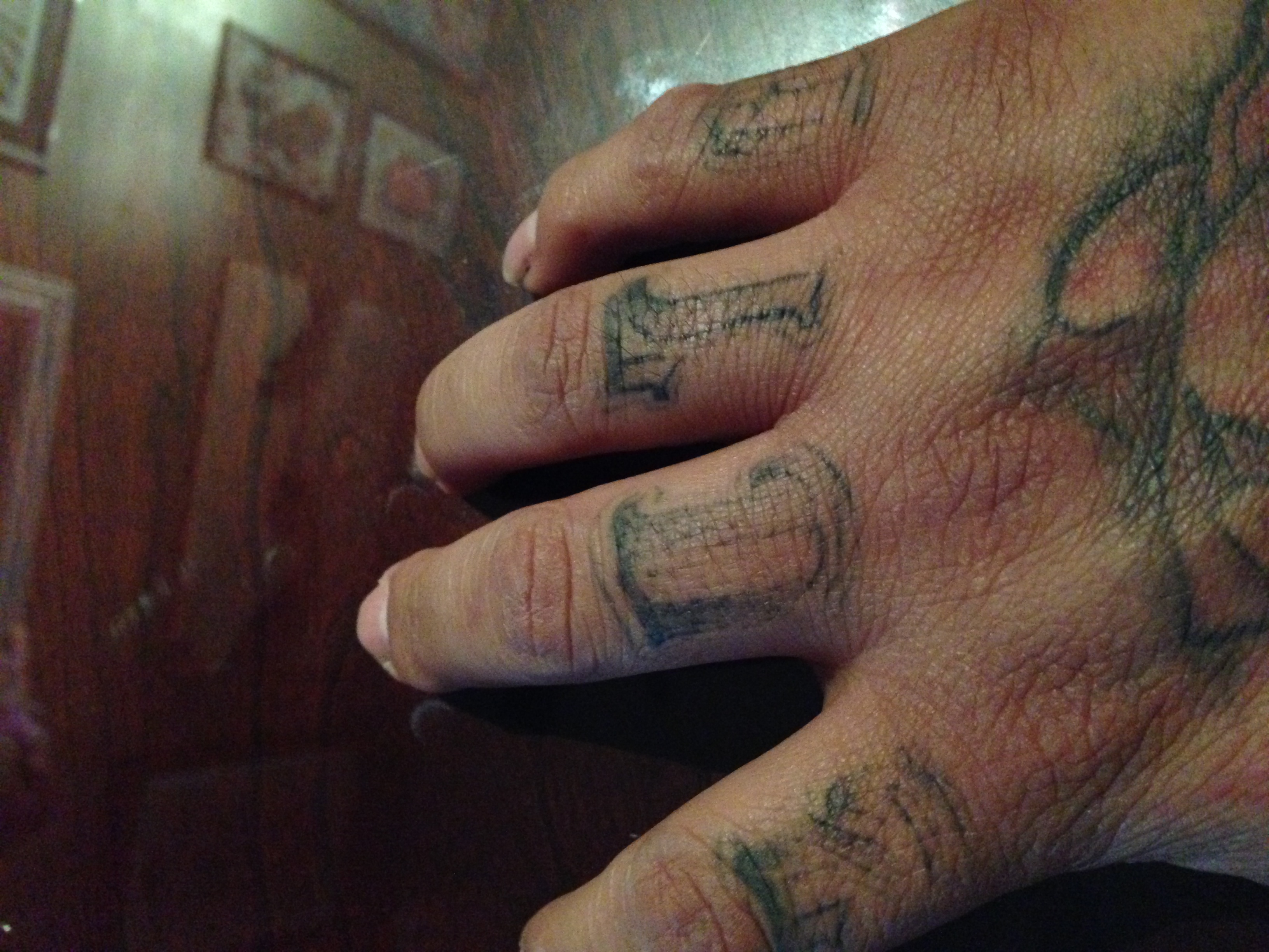 Finger Tattoo Healed